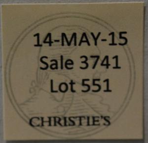 File: 'Albers Homage to the Square Blue Sound Verso Christies Auction Label 1 (2017.01.06)'